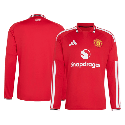 Manchester United Hazai Hosszú Ujjú Mez 2026/27 Piros