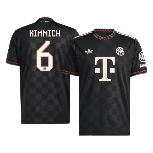 KIMMICH #6 Bayern Munich Idegenbeli Harmadik Mez 2025/26 Fekete