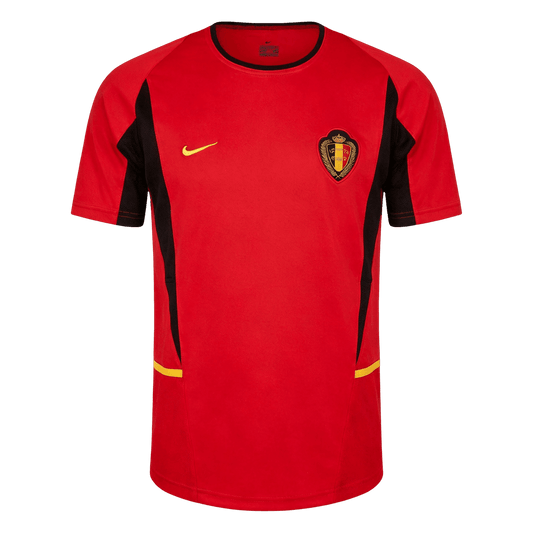 Belgium Hazai Retro Futball Mez 2002 Piros