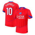 O.DEMBÉLÉ #10 PSG Játékos Idegenbeli Harmadik Mez 2025/26 Piros