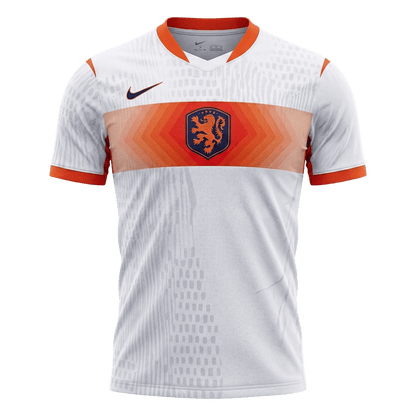 Netherlands Játékos Verzió Idegenbeli Mez World Cup 2026 Fehér