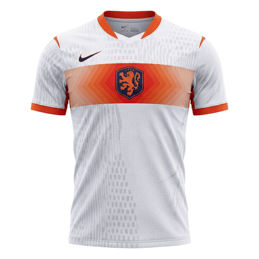 Netherlands Játékos Verzió Idegenbeli Mez World Cup 2026 Fehér