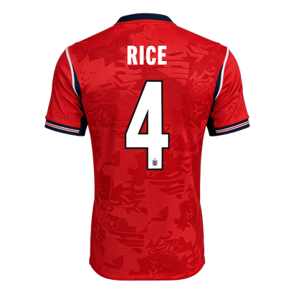 RICE #4 Anglia Idegenbeli Világbajnoki Mez 2026 Piros