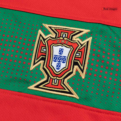 Portugália Otthon Retro Futball Mez 2010 Piros