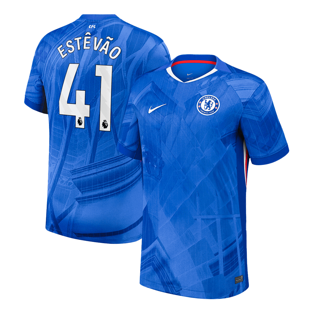 ESTÊVÃO #41 Chelsea Hazai Futball Mez 2025/26 Kék