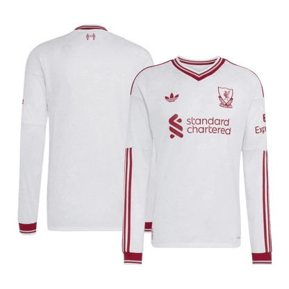 Liverpool Idegenbeli Hosszú Ujjú Játékos Mez 2026/27 Fehér