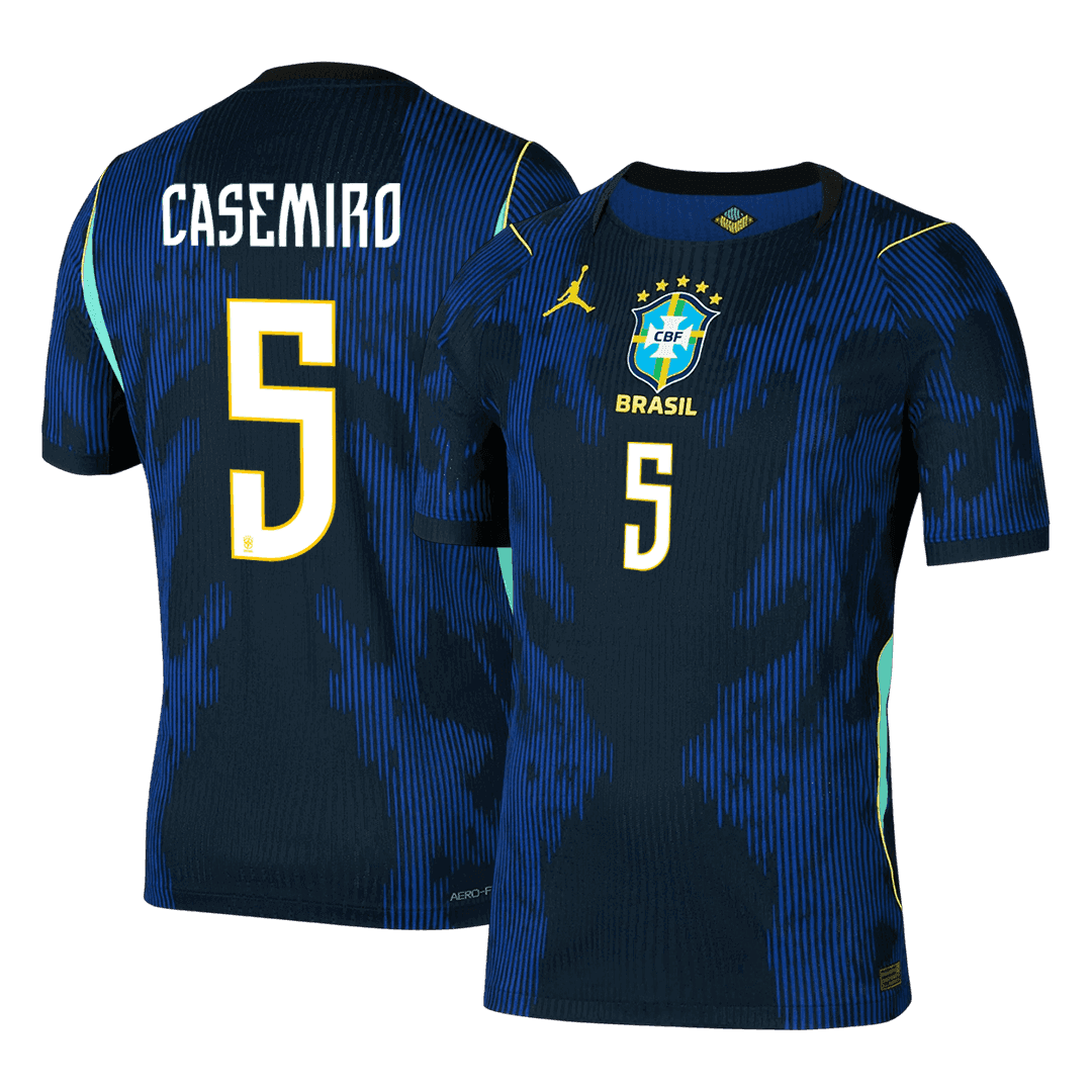 CASEMIRO #5 Brazília Játékos Verzió Idegenbeli Mez Világbajnoki 2026