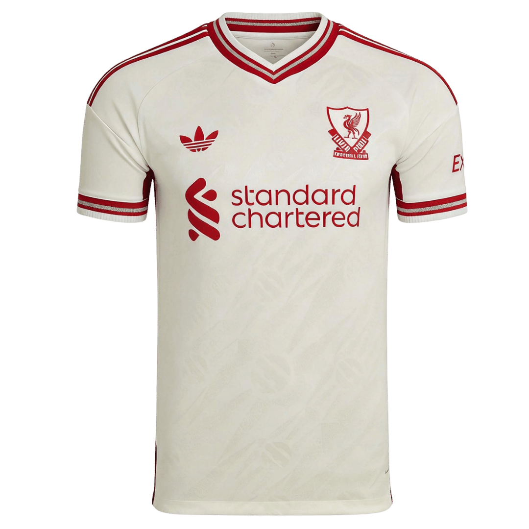 Liverpool Játékos Verzió Idegenbeli Mez 2026/27 Fehér