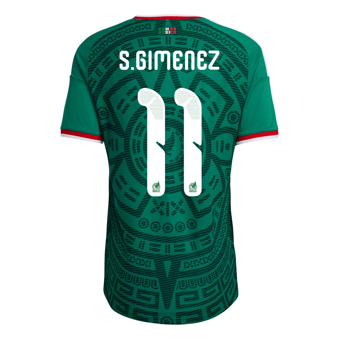 S.GIMENEZ #11 Mexikó Játékos Verzió Hazai Világbajnoki Mez 2026 Zöld