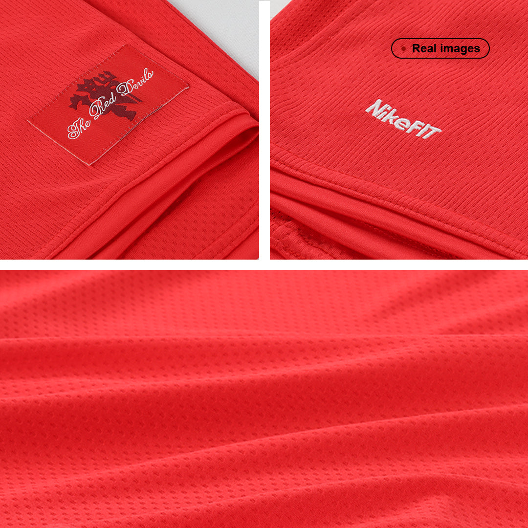 RONALDO #7 Manchester United Otthon Retro Futball Mez 2007/08 Piros