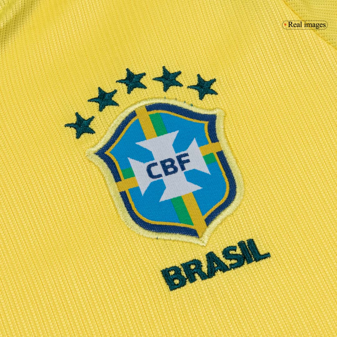 Brazília Gyerek Hazai Világbajnoki Mez Készlet(Mez+Nadrág) 2026 Sárga