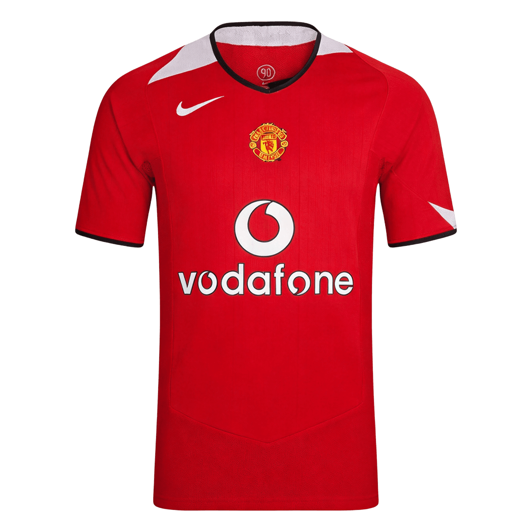 Manchester United Hazai Retro Futball Mez 2004/06 Piros