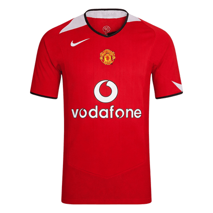 Manchester United Hazai Retro Futball Mez 2004/06 Piros
