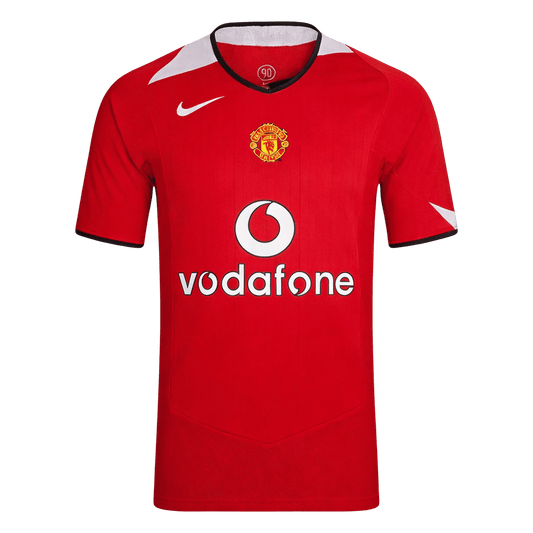 Manchester United Hazai Retro Futball Mez 2004/06 Piros