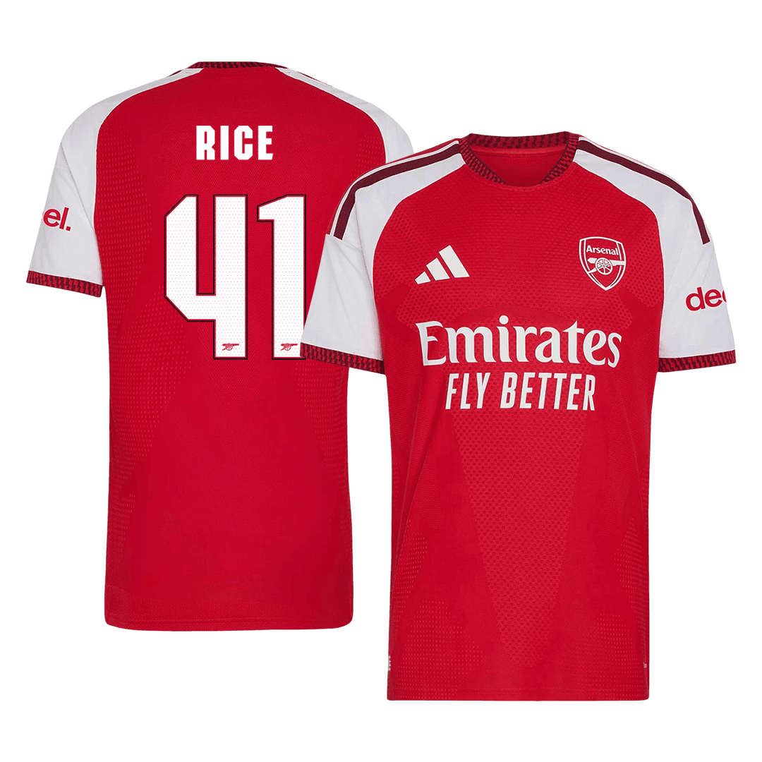 RICE #41 Arsenal Játékos Verzió Hazai Mez 2026/27 Piros - UCL