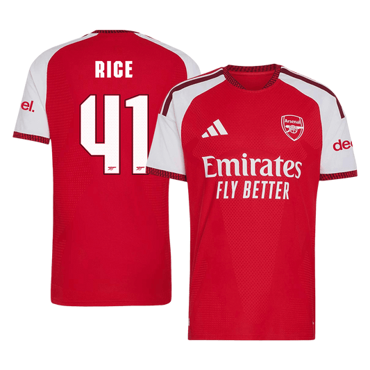 RICE #41 Arsenal Játékos Verzió Hazai Mez 2026/27 Piros - UCL