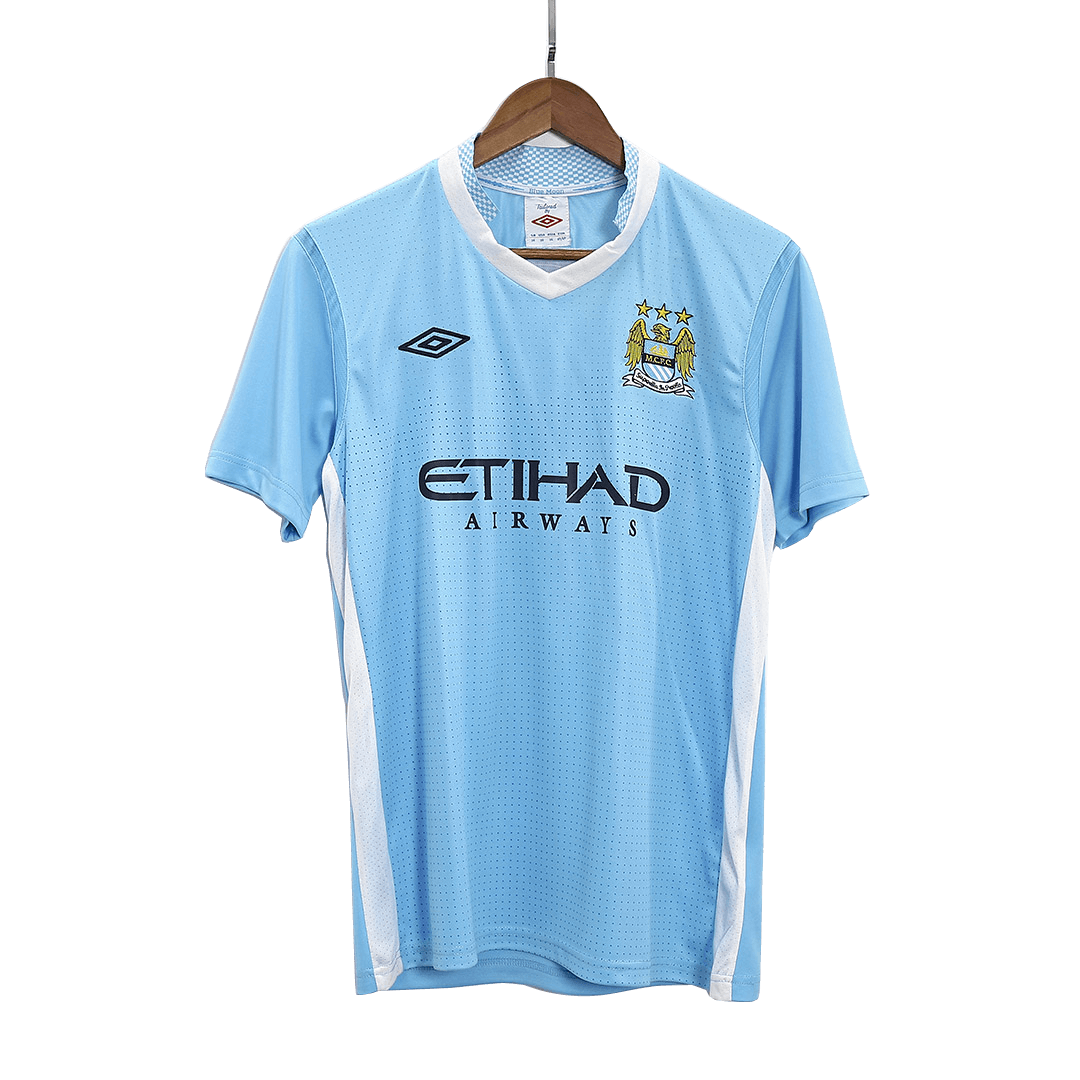 Manchester City Otthon Retro Futball 2011/12 Kék futball mez 2025/26