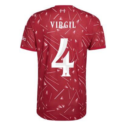 VIRGIL #4 Liverpool Játékos Verzió Hazai Mez 2026/27 Piros - UCL