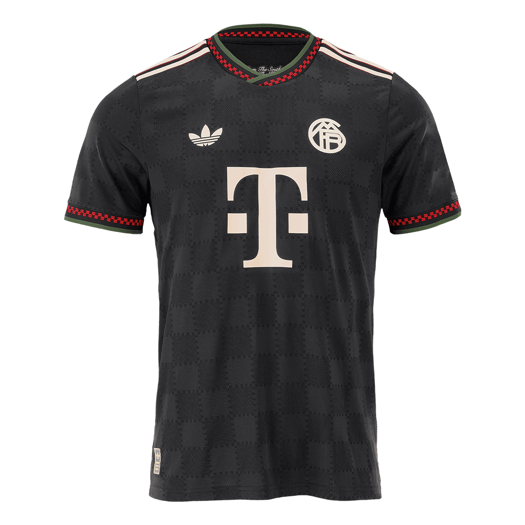Bayern Munich Játékos Idegenbeli Harmadik Mez 2025/26 Fekete