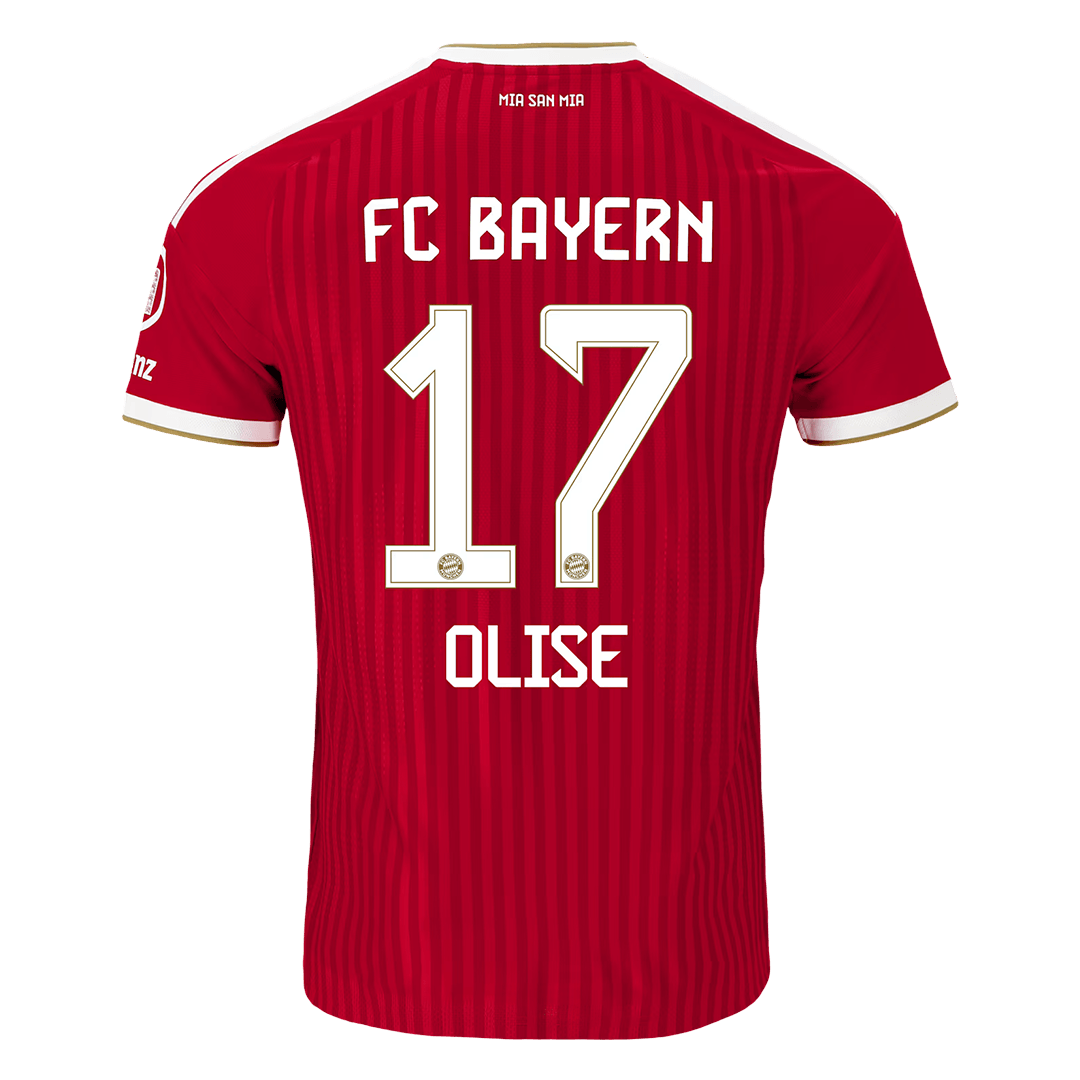 OLISE #17 Bayern Munich Játékos Verzió Hazai Mez 2026/27 Piros