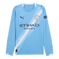 Manchester City Otthon Hosszú Ujjú Soccer Mez 2025/26 Kék