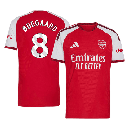 ØDEGAARD #8 Arsenal Játékos Verzió Hazai Mez 2026/27 Piros
