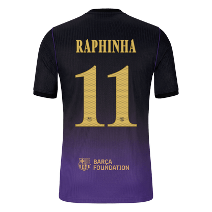 RAPHINHA #11 Barcelona Játékos Verzió Idegenbeli Mez 2026/27 - UCL