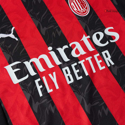 AC Milan Otthoni Soccer Mez Készlet(Mez+Rövidnadrág) 2025/26 Piros&Fekete