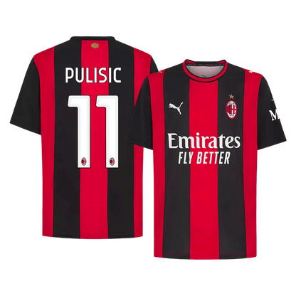 PULISIC #11 AC Milan Hazai Mez 2026/27 Piros&Fekete