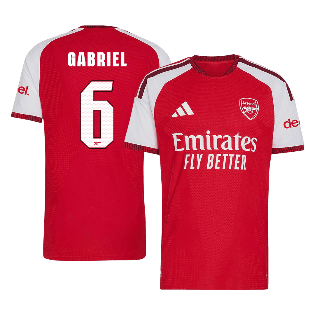 GABRIEL #6 Arsenal Játékos Verzió Hazai Mez 2026/27 Piros - UCL