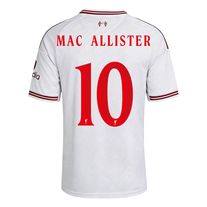 MAC ALLISTER #10 Liverpool Idegenbeli Mez 2026/27 Fehér