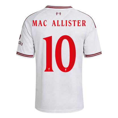 MAC ALLISTER #10 Liverpool Idegenbeli Mez 2026/27 Fehér