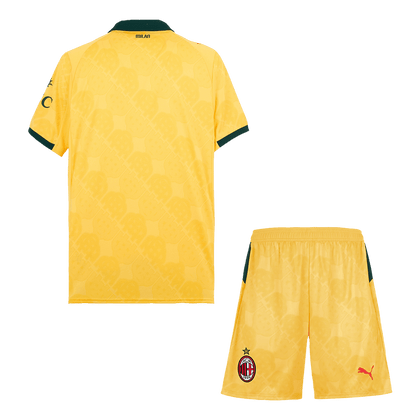 AC Milan Idegenben Harmadik Mez Szett (Mez + Nadrág) 2025/26- Sárga