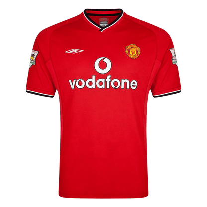 Manchester United Hazai Retro Futball Mez 2000/02 Piros