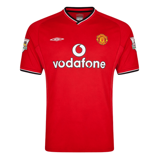 Manchester United Hazai Retro Futball Mez 2000/02 Piros