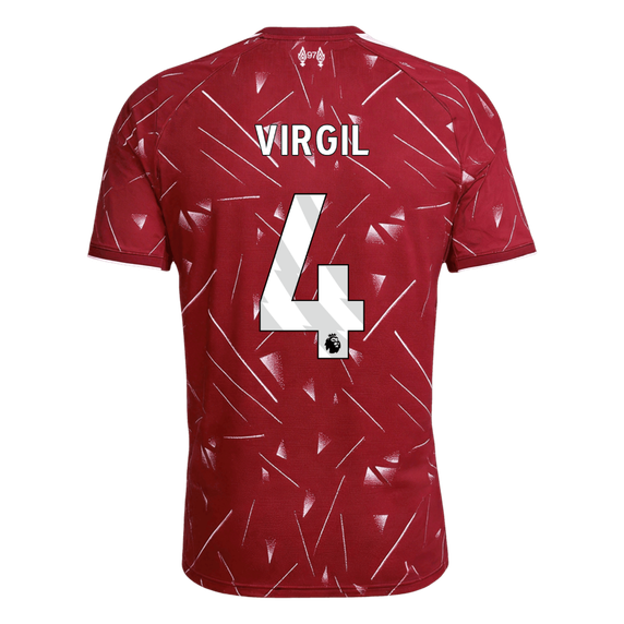 VIRGIL #4 Liverpool Hazai Futball 2026/27 Piros