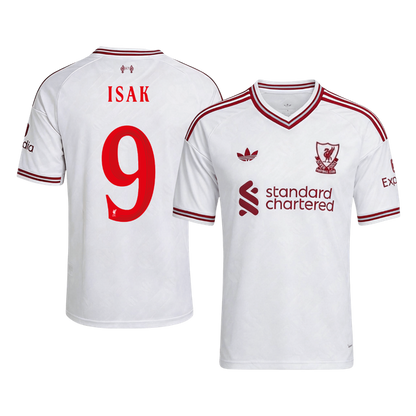 ISAK #9 Liverpool Idegenbeli Mez 2026/27 Fehér