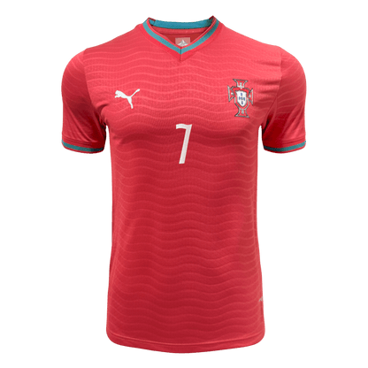 RONALDO #7 Portugália Játékos Verzió Hazai Világbajnoki Mez 2026 Piros