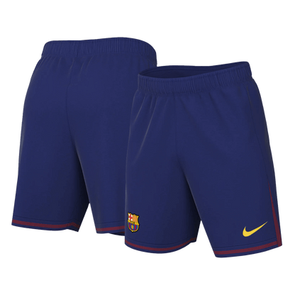 Barcelona Otthon Soccer Rövidnadrág 25/26 Haditengerészet