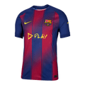 Barcelona X Ed Sheeran Játékos Otthon Mez 2025/26 Piros & Kék