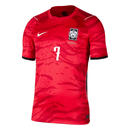 HEUNGMIN #7 Dél-Korea Hazai Világbajnoki Mez 2026 Piros