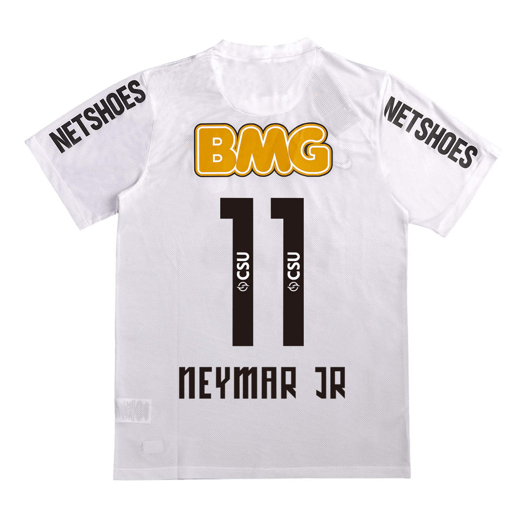 NEYMAR JR #11 Santos FC Hazai Retro Futball Mez 2012 Fehér 2025/26