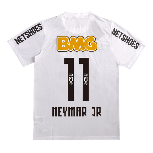 NEYMAR JR #11 Santos FC Hazai Retro Futball Mez 2012 Fehér 2025/26