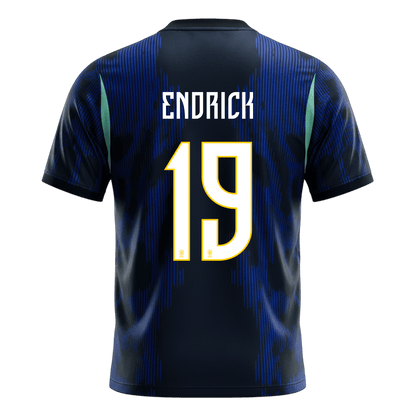 ENDRICK #19 Brazília Idegenbeli Mez 2026 Sötétkék