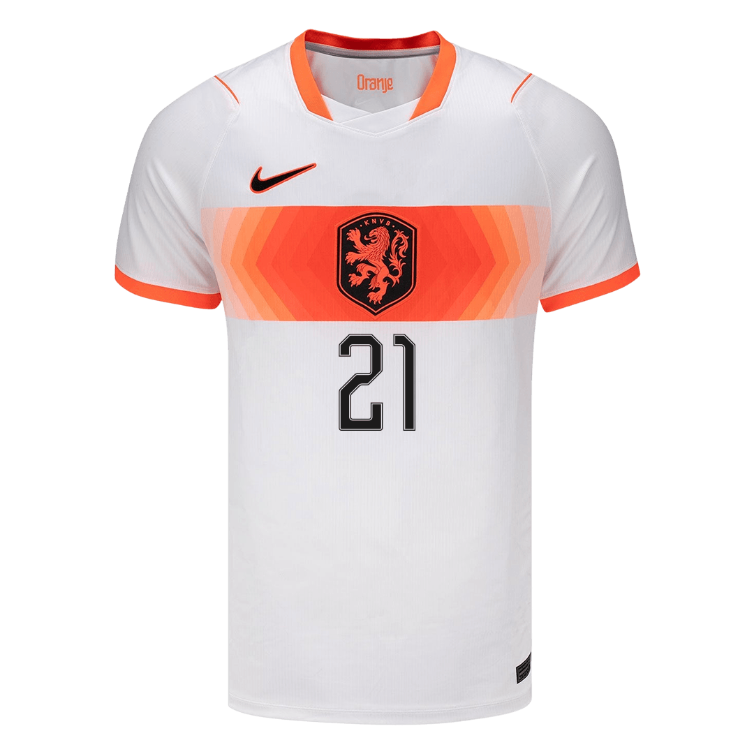 F.DE JONG #21 Hollandia Idegenbeli Mez 2026 Fehér