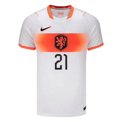 F.DE JONG #21 Hollandia Idegenbeli Mez 2026 Fehér