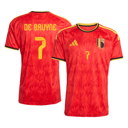 DE BRUYNE #7 Belgium Hazai Mez 2026 Piros