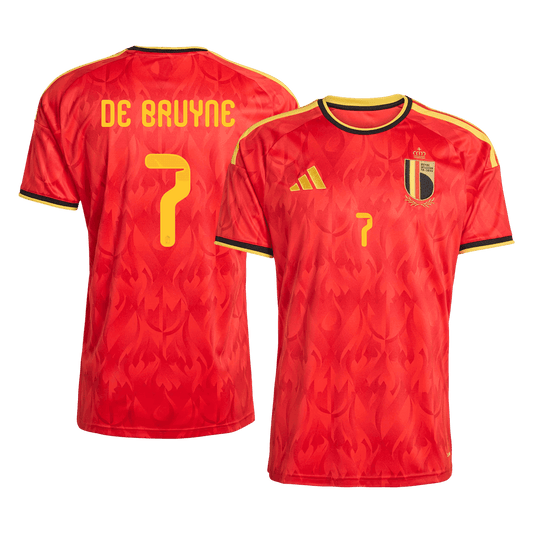 DE BRUYNE #7 Belgium Hazai Mez 2026 Piros