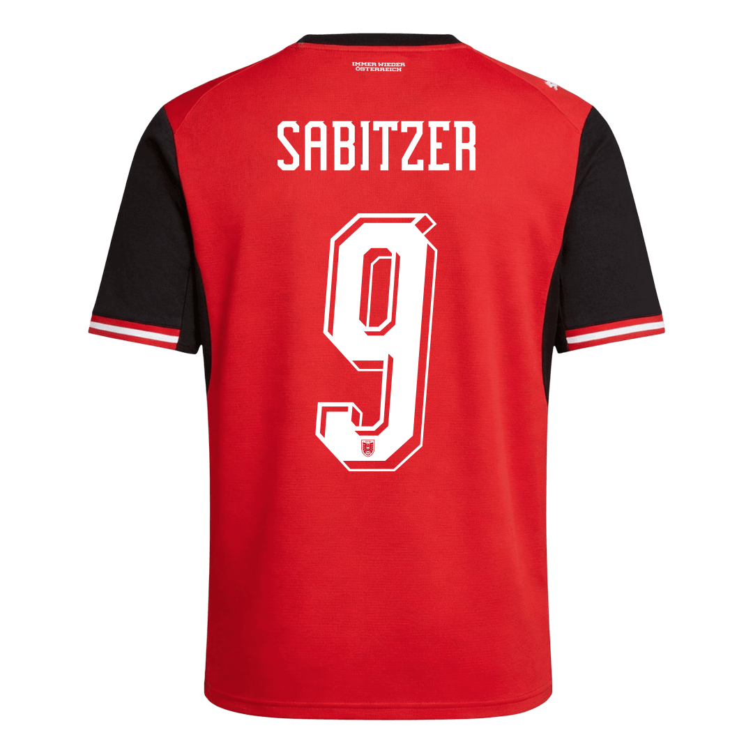 SABITZER #9 Ausztria Hazai Mez Világbajnoki 2026 Piros