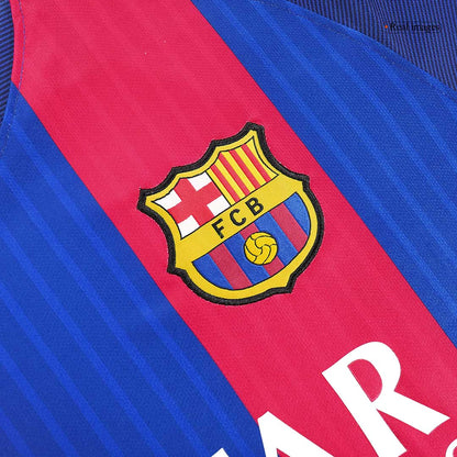 Barcelona Otthon Retro Futball Mez 2016/17 Piros&Kék